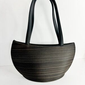 Olbrish Made in Germany Brown Double Handle Handbag Minimalist Witchy Goth